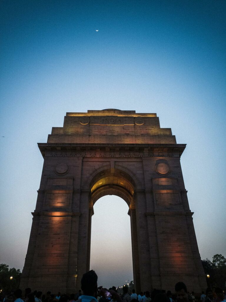 India gate at evening