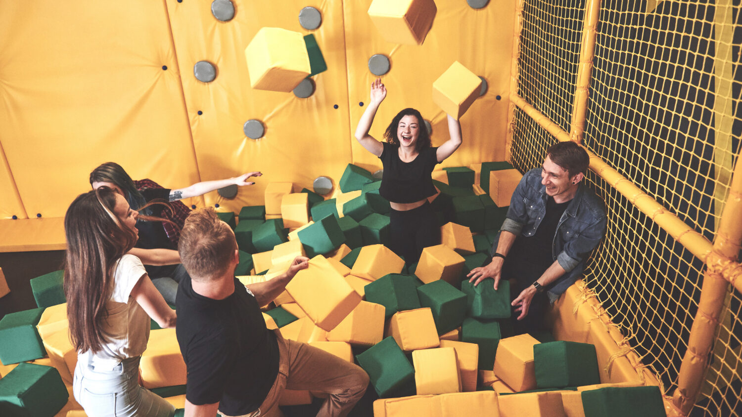 Foam Pit Fun, Trampoline Park Gurgaon