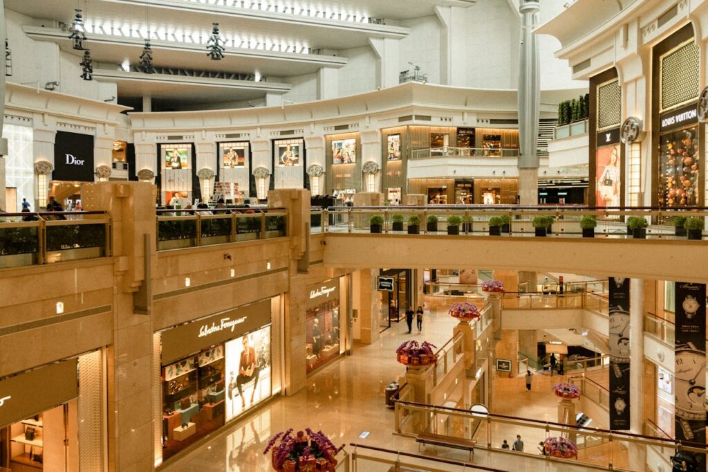 Shopping mall in Delhi