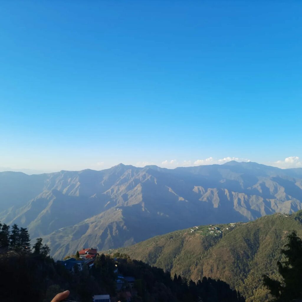 Scenery view in Mussoorie