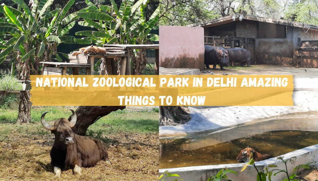 National zoological park in Delhi