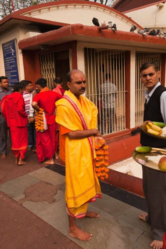 Hindu priest at Kamakhya Temple