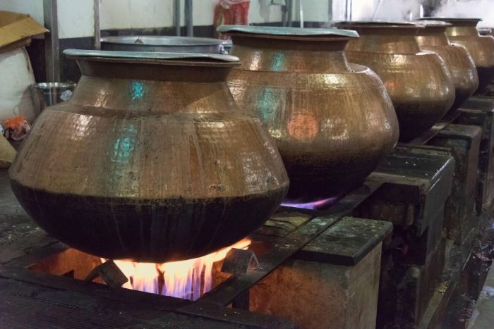 Jagannath Puri Temple's kitchen