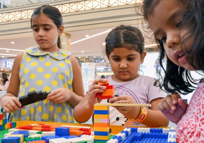 Kids play zone at R City Mall