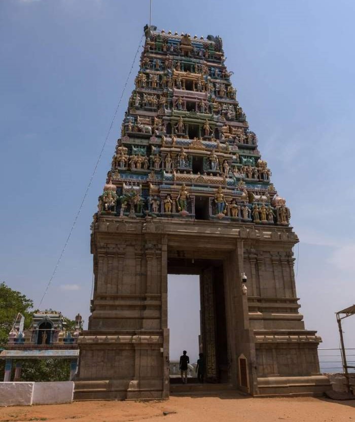 Ancient Carvings and Sculptures on Marudamalai Temple