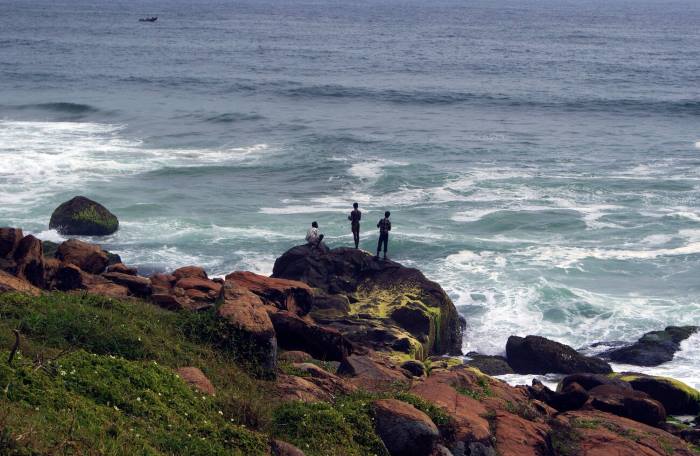 Calm atmosphere of Samudra beach