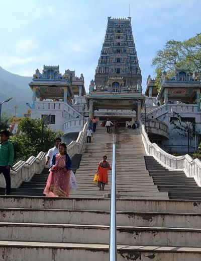 Steps Leading to Marudamalai Temple