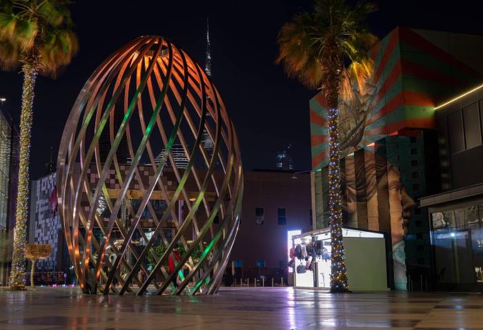 Beautiful structure at the City walk Dubai