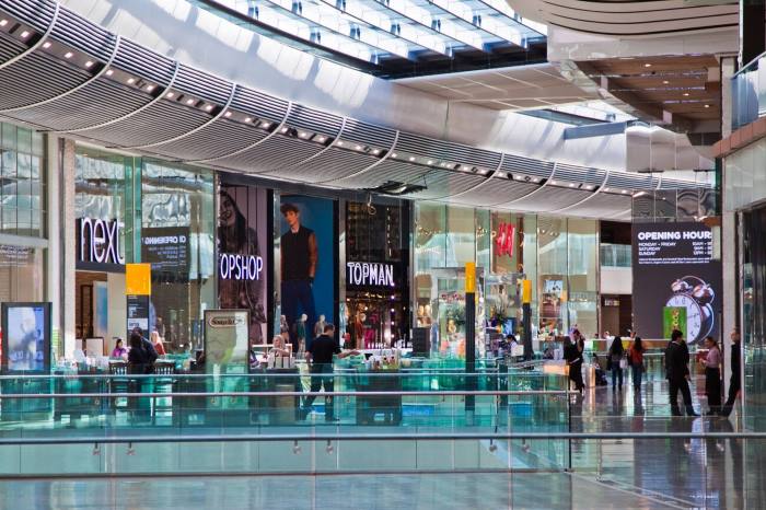 Famous Shopping stores and brands in westfield stratford