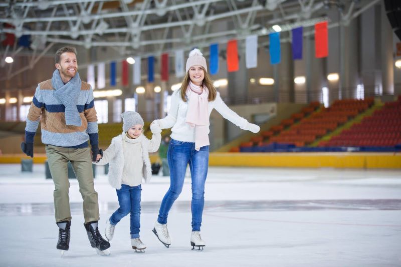 Ice Skating at westfield stratford