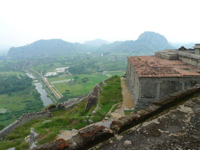 Stunning hilltop views of Gingee fort