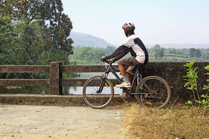 Try off-road biking on rugged paths